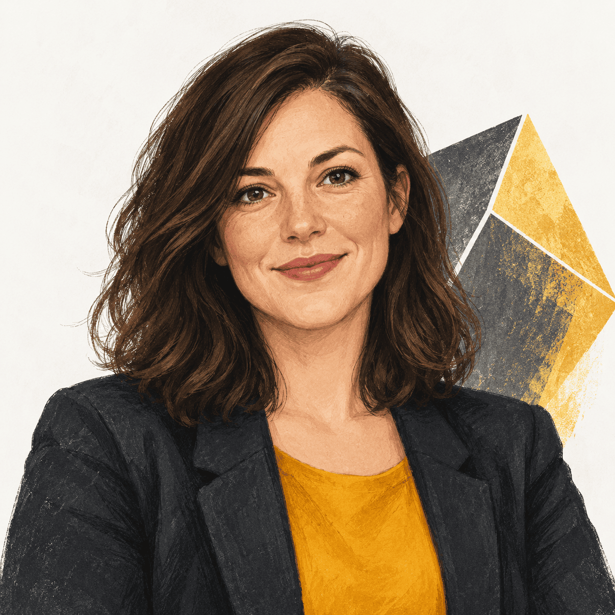 Portrait illustré de Camille Lemaire, responsable éditoriale de WowMine